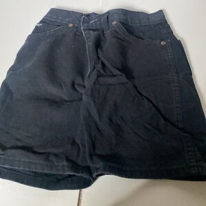 Vintage Chic Black Shorts